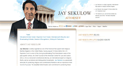 Desktop Screenshot of jaysekulow.com